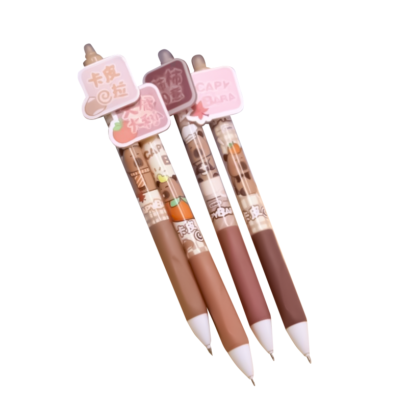 Набор ручек "Gourmet capybara" 4 шт., mix