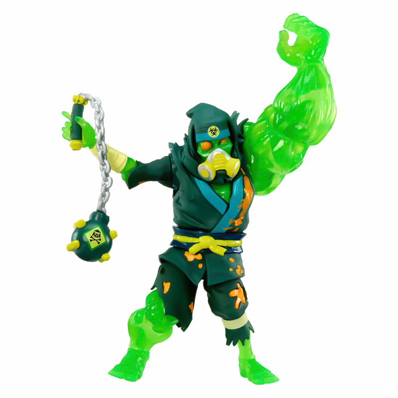 Ниндзомби. Игровой набор фигурка со слаймом Хаз Мат. Ninjombie