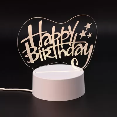 Ночник iLikeGift "Birthday" LED, USB (9х17 см)
