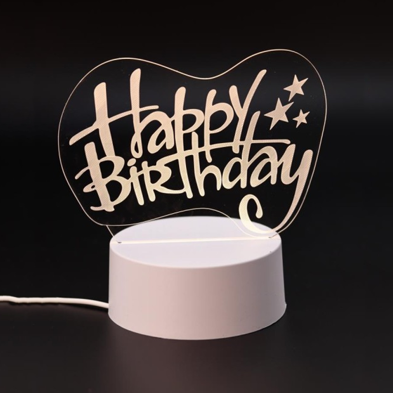 Ночник iLikeGift "Birthday" LED, USB (9х17 см)