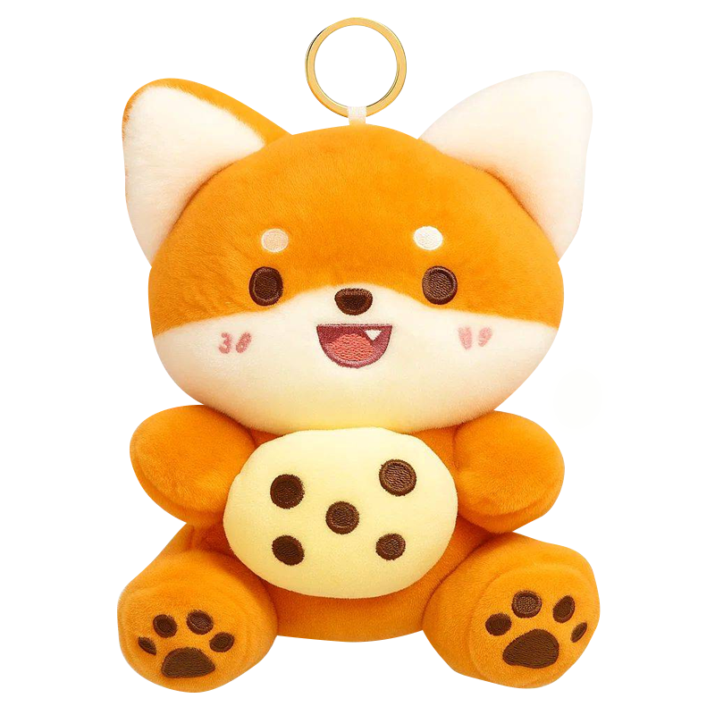 Плюшевый брелок "Fox crumble cookies", ginger