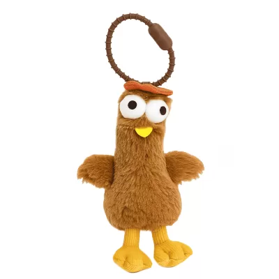 Плюшевый брелок "Laying hens", brown