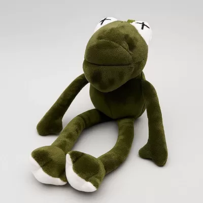 Плюшевый брелок "Screaming frog", green