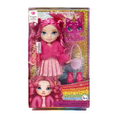 Рейнбоу Хай Кукла Littles Маджента 15 см розовая с аксессуарами RAINBOW HIGH