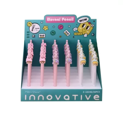 Бесконечный карандаш "Little Girl", mix, шоу-бокс 36 шт.