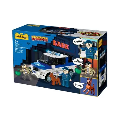 Конструктор Brick Labs "Полицейский автомобиль "Скоростной каратель""