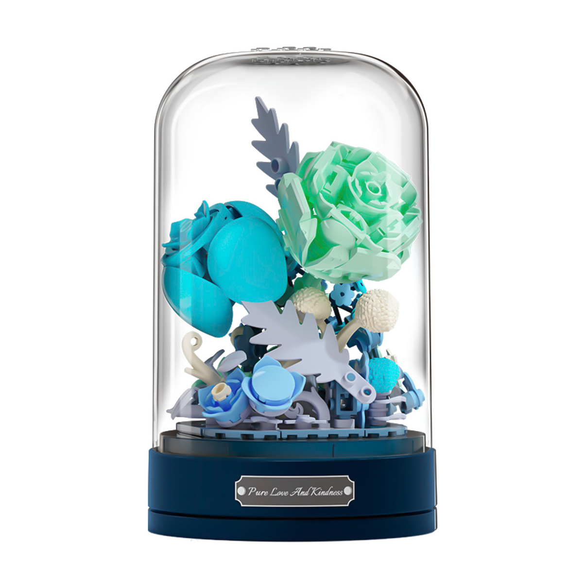 Конструктор Jaki "Голубые цветы в колбе"