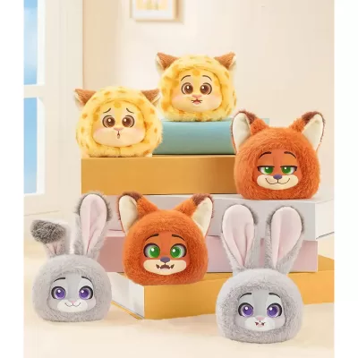 Мягкая игрушка - держатель для смартфона Зверополис 2 Эмодзи Zootopia в сюрприз-боксе 10-15см, 1шт.