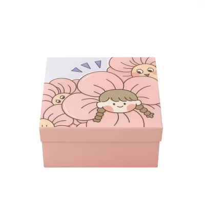 Подарочная коробка «Girl flowers», 15*15*6.5