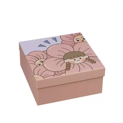 Подарочная коробка «Girl flowers», 17*17*8