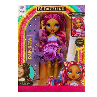 Рейнбоу Хай Кукла Dazzling Ноэми фиолетовая с аксессуарами Rainbow High