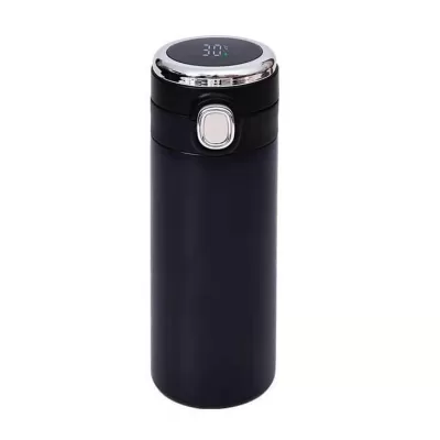 Термос с датчиком температуры «Сlassic style», black (420 ml)