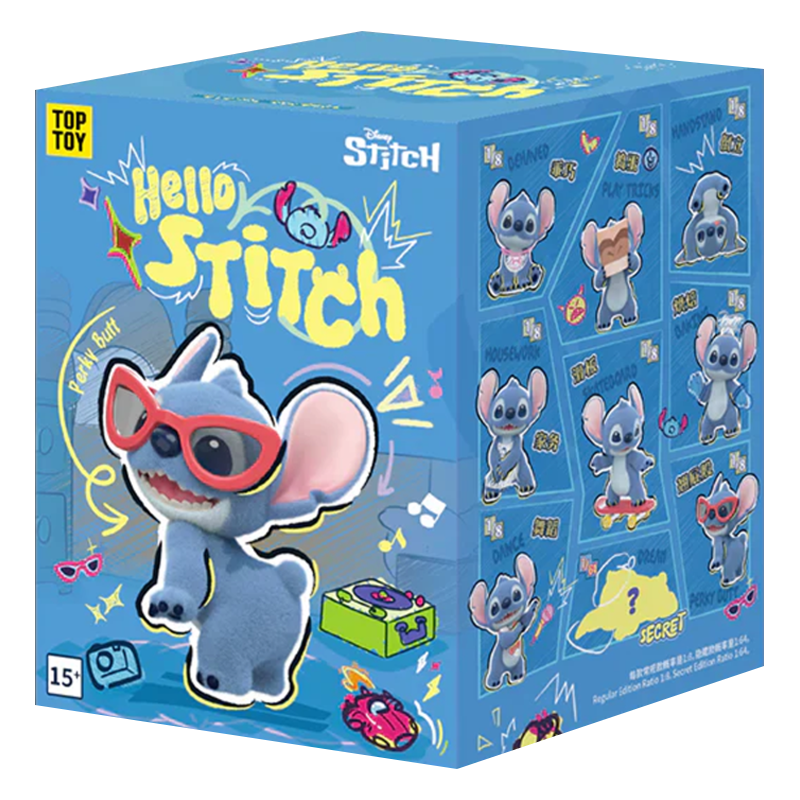 Фигурка Stitch Привет, Стич Disney в сюрприз-боксе 11см, 1шт.