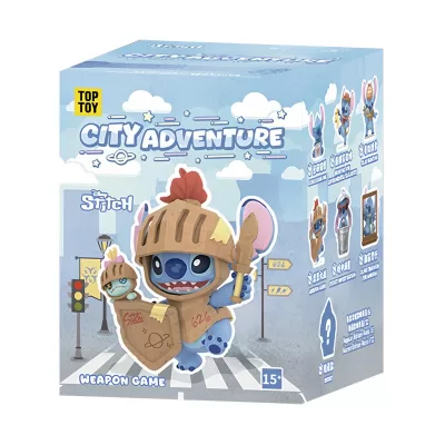 Фигурка Stitch Стич Городские приключения в сюрприз-боксе 10см, 1шт.