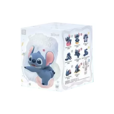 Фигурка Стич Энергетическая йога Disney Stitch в сюрприз-боксе 12см, 1шт.