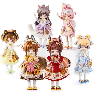 Фигурка шарнирная кукла БЖД Фантастический лес в сюрприз-боксе 18-20см, 1шт.