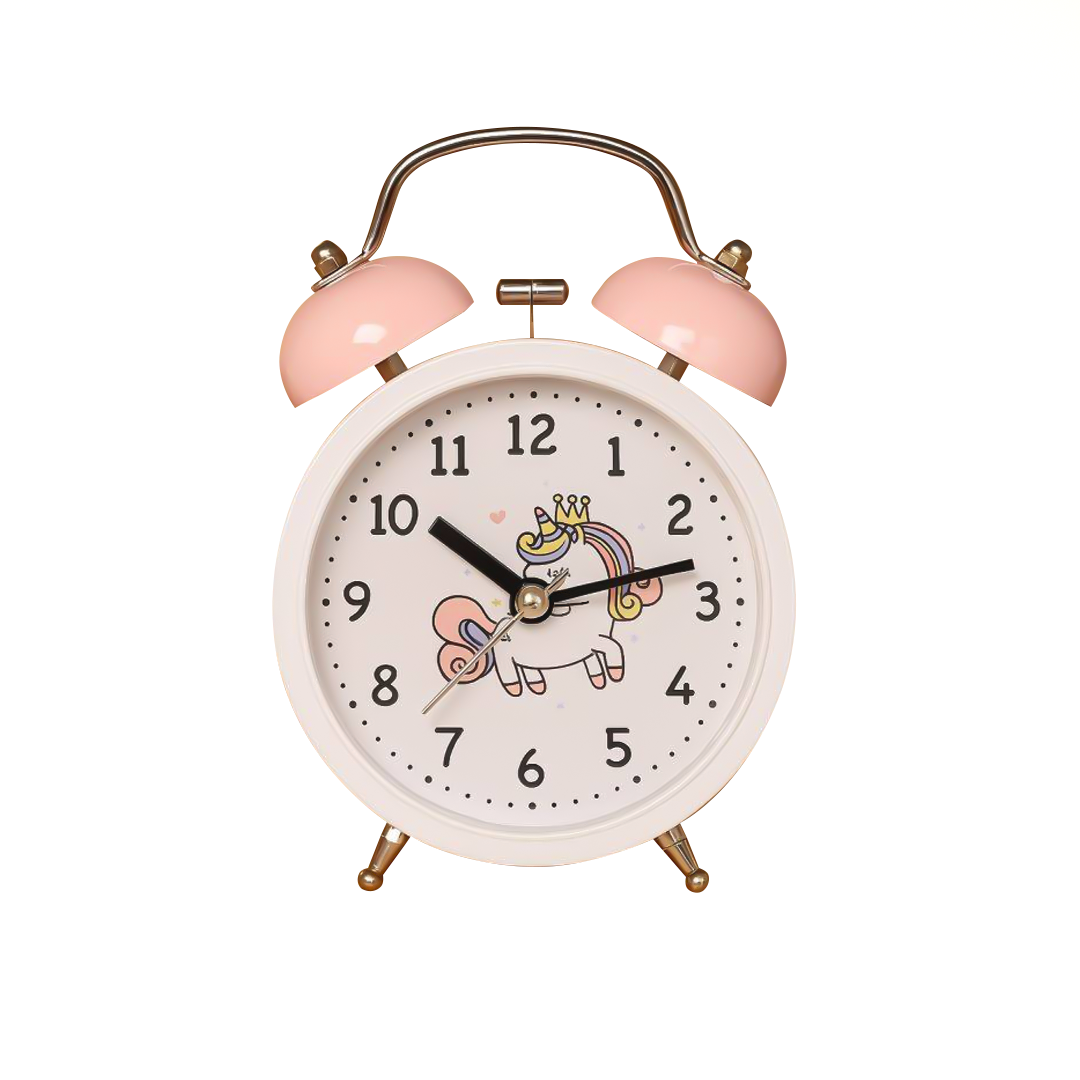 Часы-будильник "Unicorn", pink (13,5х10 см)