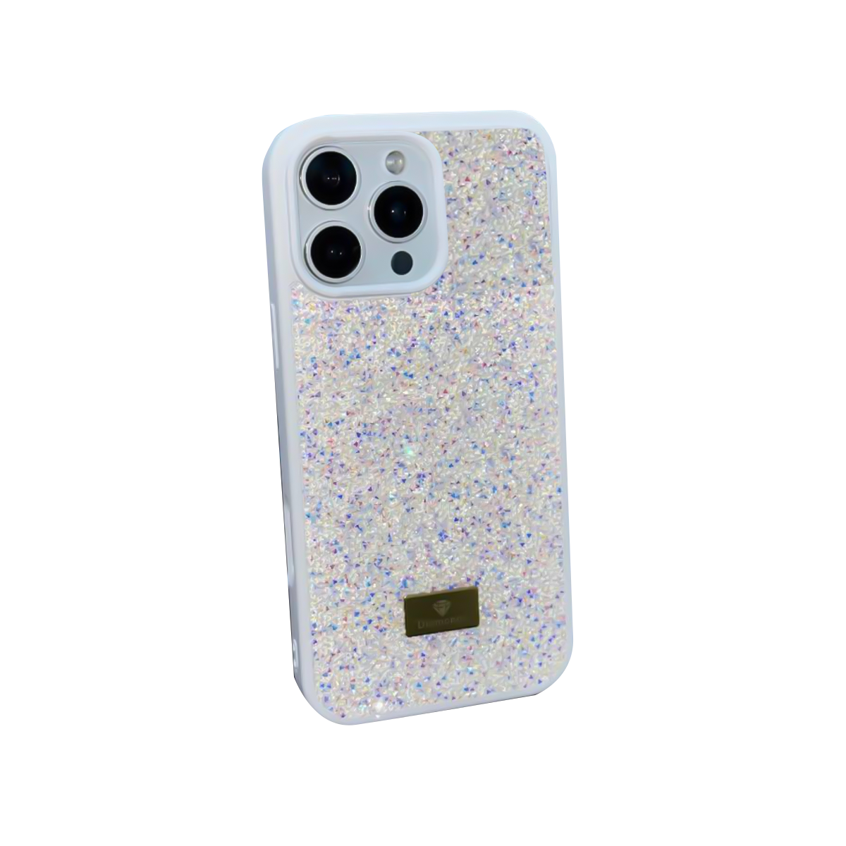 Чехол для iPhone 15 Pro Max "Diamonds" (White)