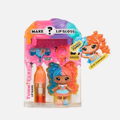Яммиленд Игр набор Кукла Гвен Гаммибеар с наб для изготовления блеска для губ для детей Yummiland