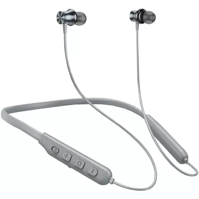 Bluetooth наушники с шейной дугой Hoco ES64, серый