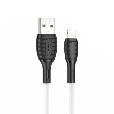 Кабель USB/Lightning Borofone BX110 (1м) белый Premium