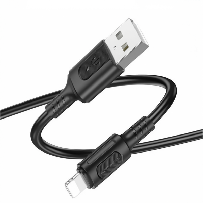 Кабель USB/Lightning Borofone BX111 (1м) черный