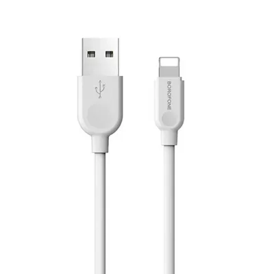 Кабель USB/Lightning Borofone BX14 (1м), белый