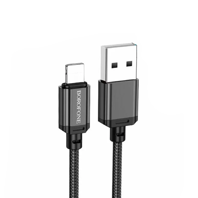 Кабель USB Lightning Borofone BX87 (1м), черный Кабель USB/Lightning Borofone BX87 (1м), черный