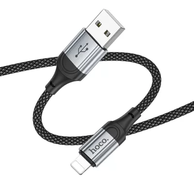 Кабель USB/Lightning Hoco X102 (1м), черный