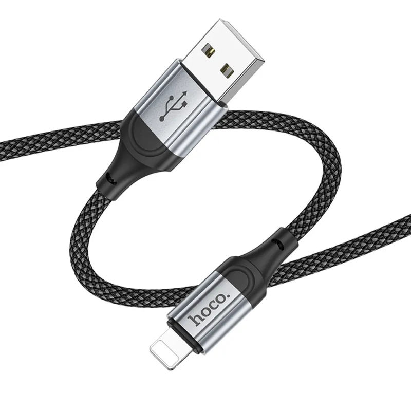 Кабель USB Lightning Hoco X102 (1м), черный Кабель USB/Lightning Hoco X102 (1м), черный