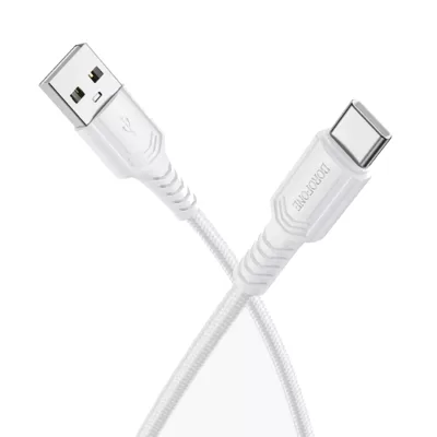 Кабель USB/Type-C Borofone BX116 1м), белый