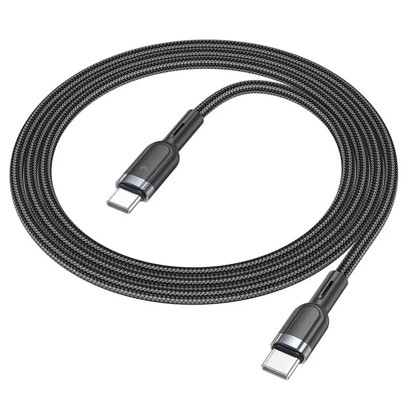 Кабель USB/Type-C Hoco U117 (1.2м), 3A черный