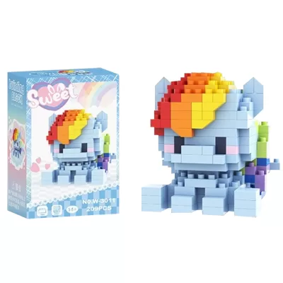 Конструктор "Sweet MLP" Rainbow Dash №3011 (209 деталей)