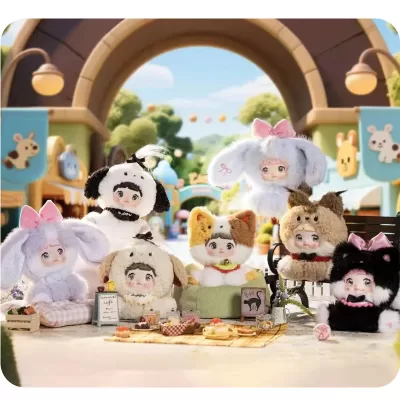 Мягкая игрушка Nommi Baby Зоопарк в сюрприз-боксе 14см, 1 шт.,