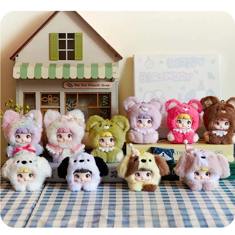 Мягкая игрушка Nommi Baby Милота никогда не кончается в сюрприз-боксе 7-12см, 1шт.,