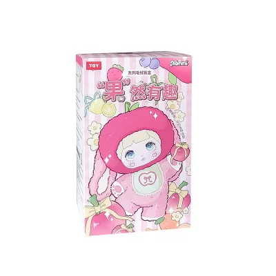 Мягкая игрушка Nommi Интересные фрукты в сюрприз-боксе 20см, 1шт.,