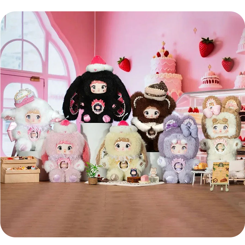 Мягкая игрушка Nommi Кусочек сладенького в сюрприз-боксе 22см, 1шт.,