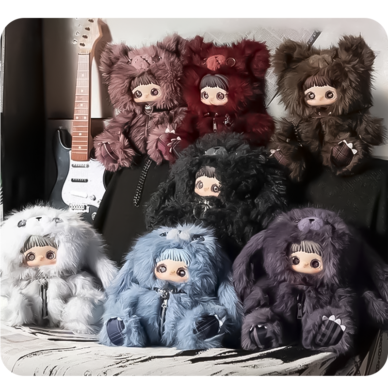 Мягкая игрушка рюкзак MayMei Бунтарь в сюрприз-боксе 33-36см, 1шт.,