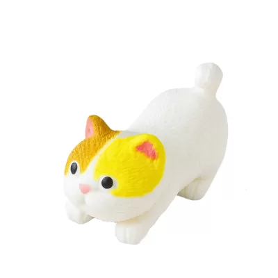 Мялка - антистресс "Мягкий кот", белая