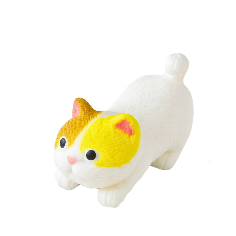 Мялка - антистресс "Мягкий кот", белая