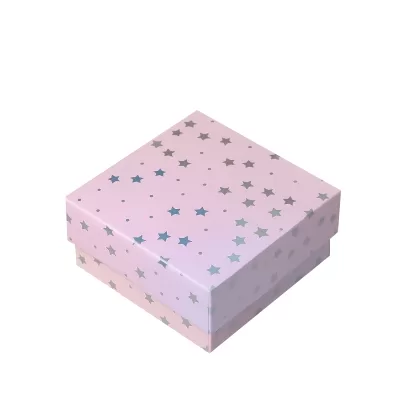 Подарочная коробка «Starry sky», pink (12*12*6)