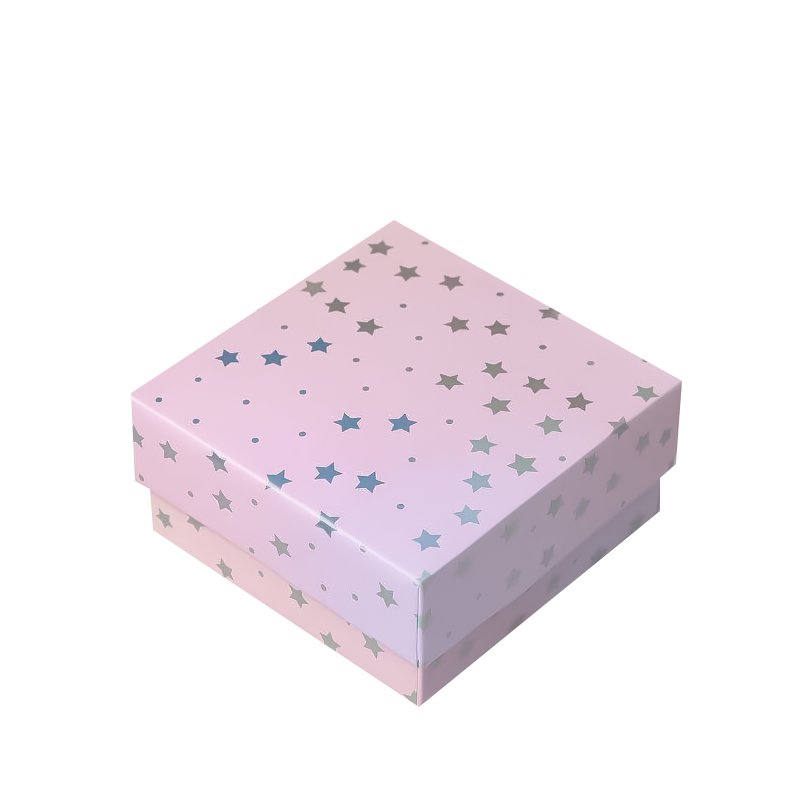 Подарочная коробка «Starry sky», pink (12*12*6)