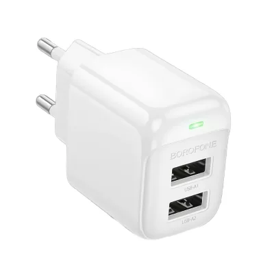 СЗУ Borofone BAS41A 2USB 12W белый