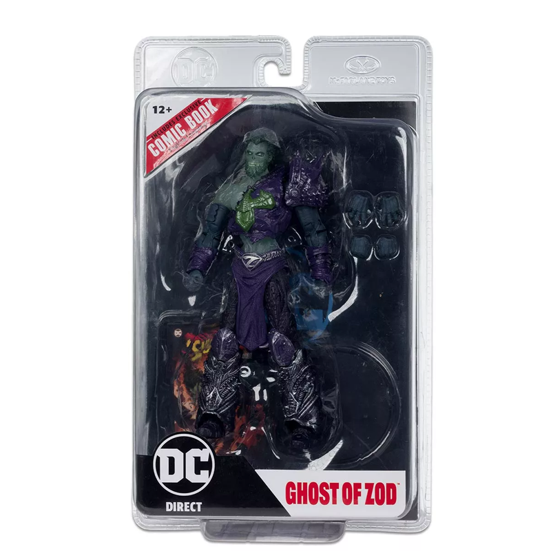 Фигурка DC Direct Ghost of Zod Action Figure with Superman Comic 18см,