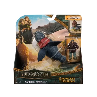 How to train your dragon Игр.н.Викинг и дракон: Рыбьеног и Громмель. 23см. Как приручить дракона