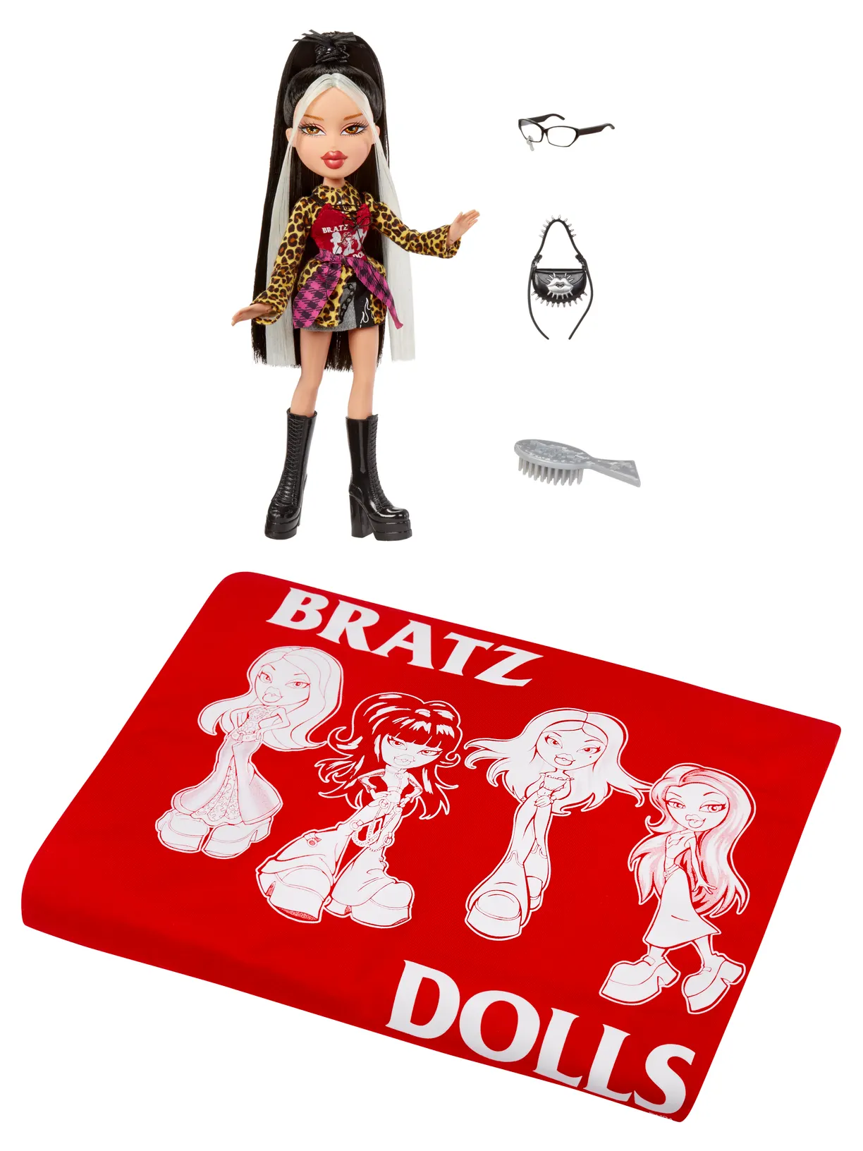 Кукла Братц Джейд Stylin’ с аксессуарами Bratz с футболкой