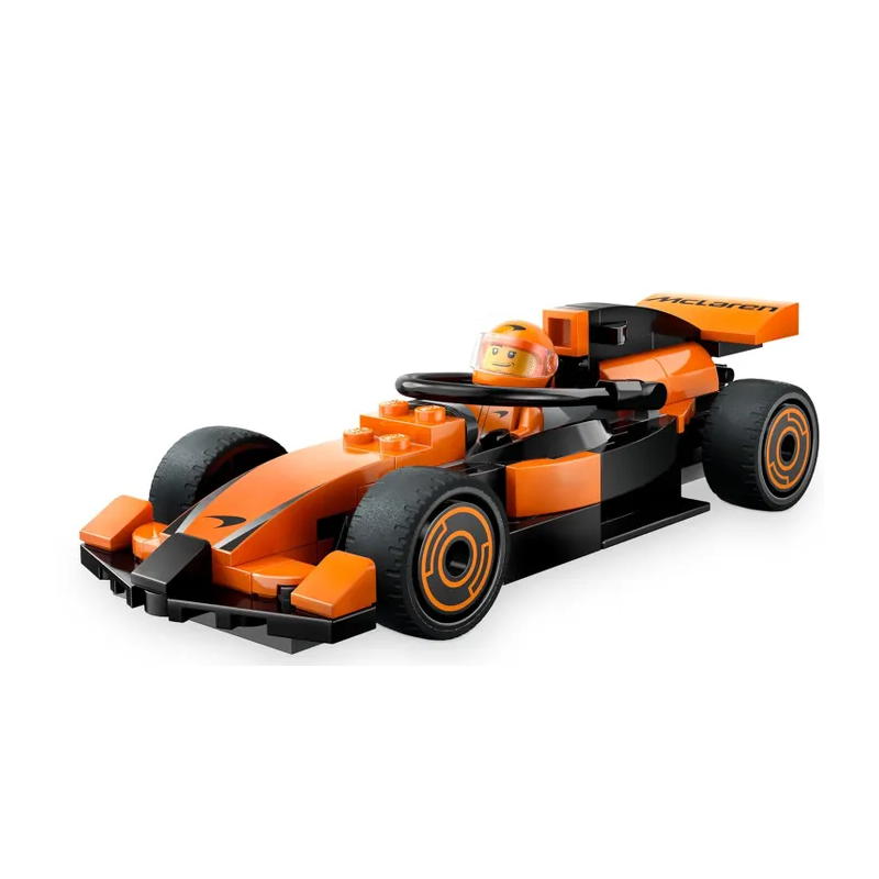 Конструктор Лего City. Гонщик MCLAREN с болидом F1, 86 деталей