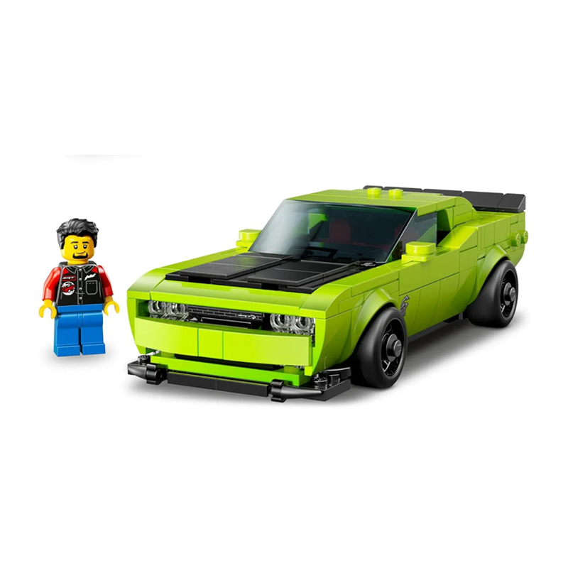 Конструктор Лего Speed Champions. Гоночная машина Dodge Challenger SRT Hellcat