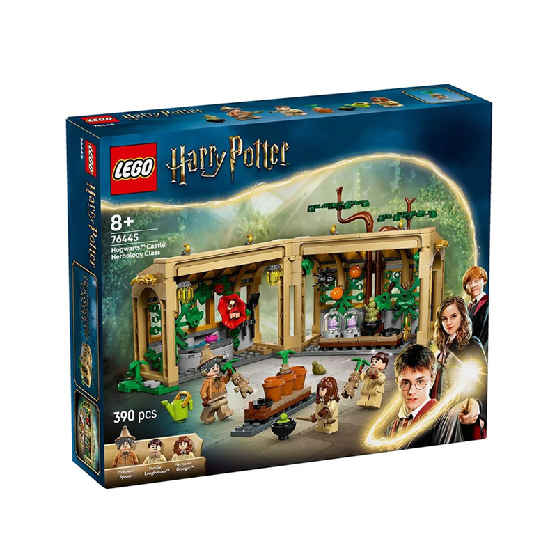 Конструктор Лего Гарри Поттер. Урок Травологии, 390 деталей Lego