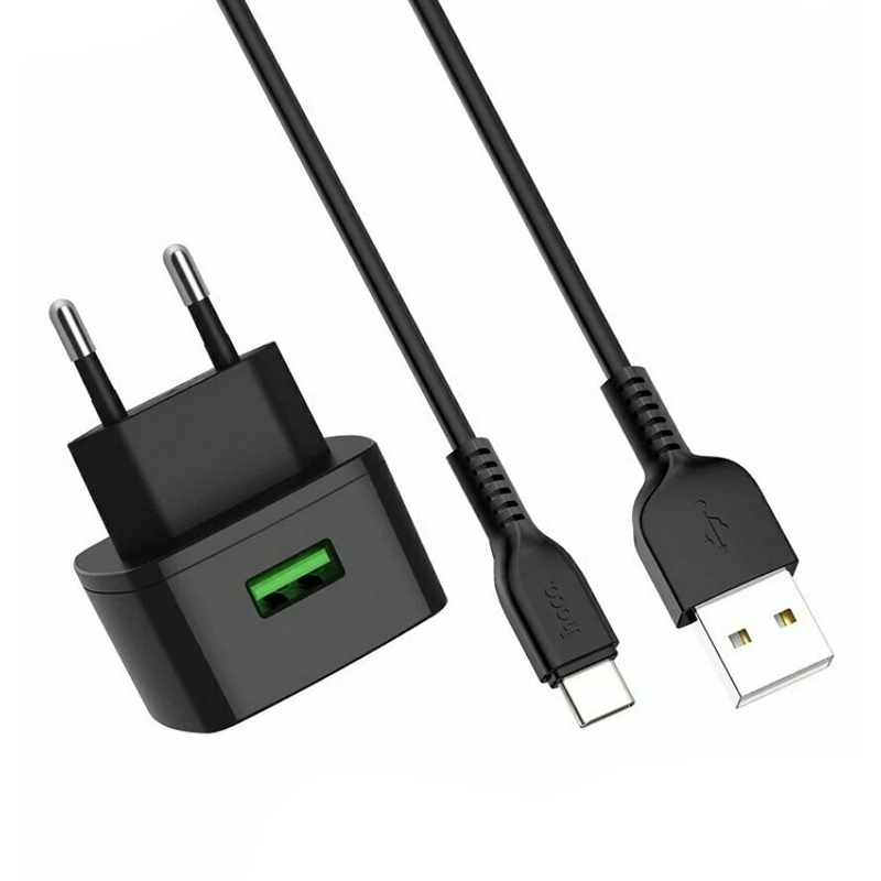 СЗУ Hoco C70A QC3.0 18W черный